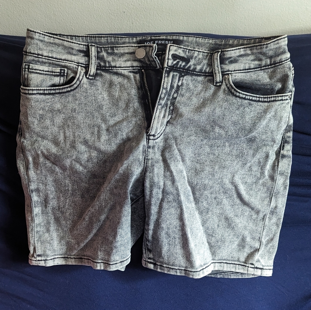 Gray jean shorts